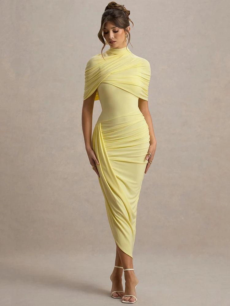 שמלת מקסי דגם ברוק - תמונת מוצר 3 | LAURELIA